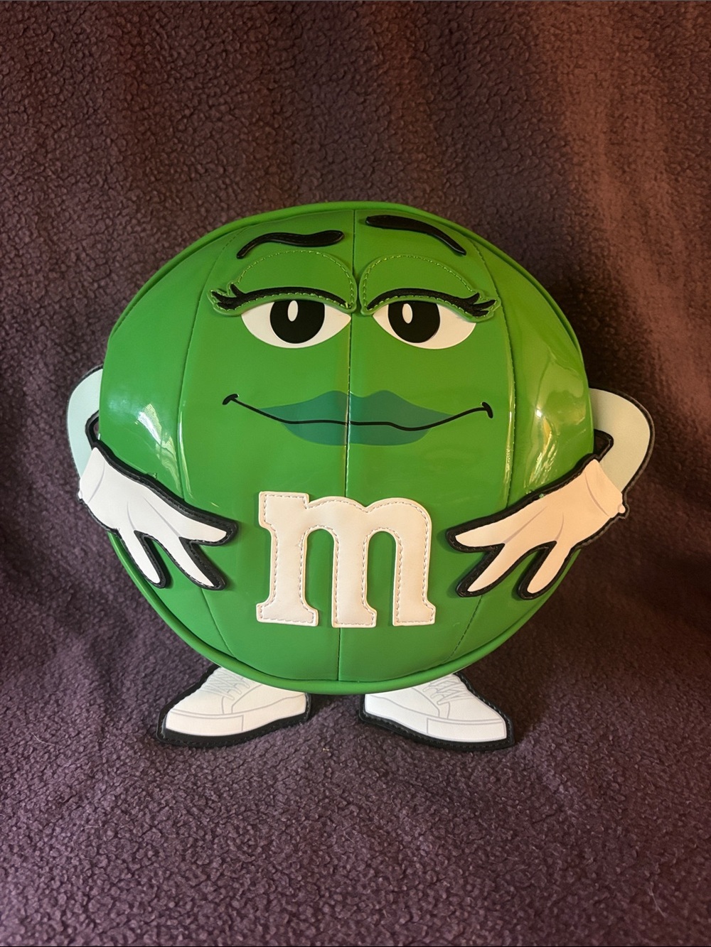 M&M'S Green Character Face Bag- Loungefly